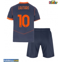 Inter Milan Lautaro Martinez #10 3rd trikot Kinder 2025-26 Kurzarm (+ Kurze Hosen)